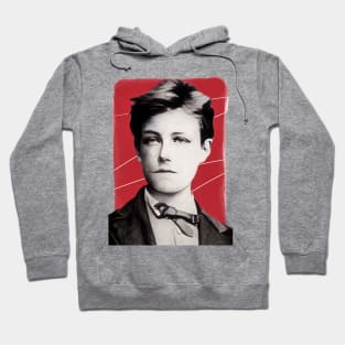 French Surrealist Poet Arthur Rimbaud illustration Hoodie